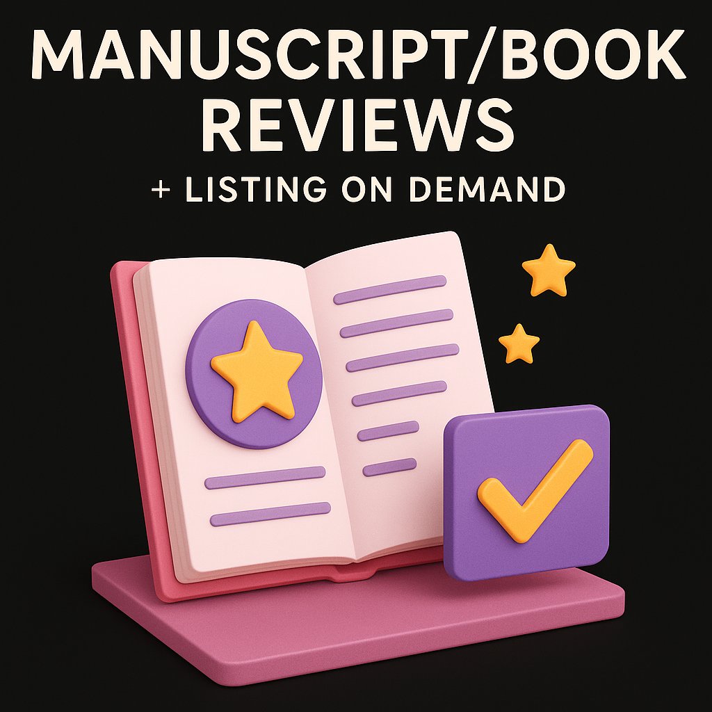 We will anaylyze and review your manuscript or book. Optionally, get your book listed here on BookDigger in the reading lists to boost visibility and reach more readers