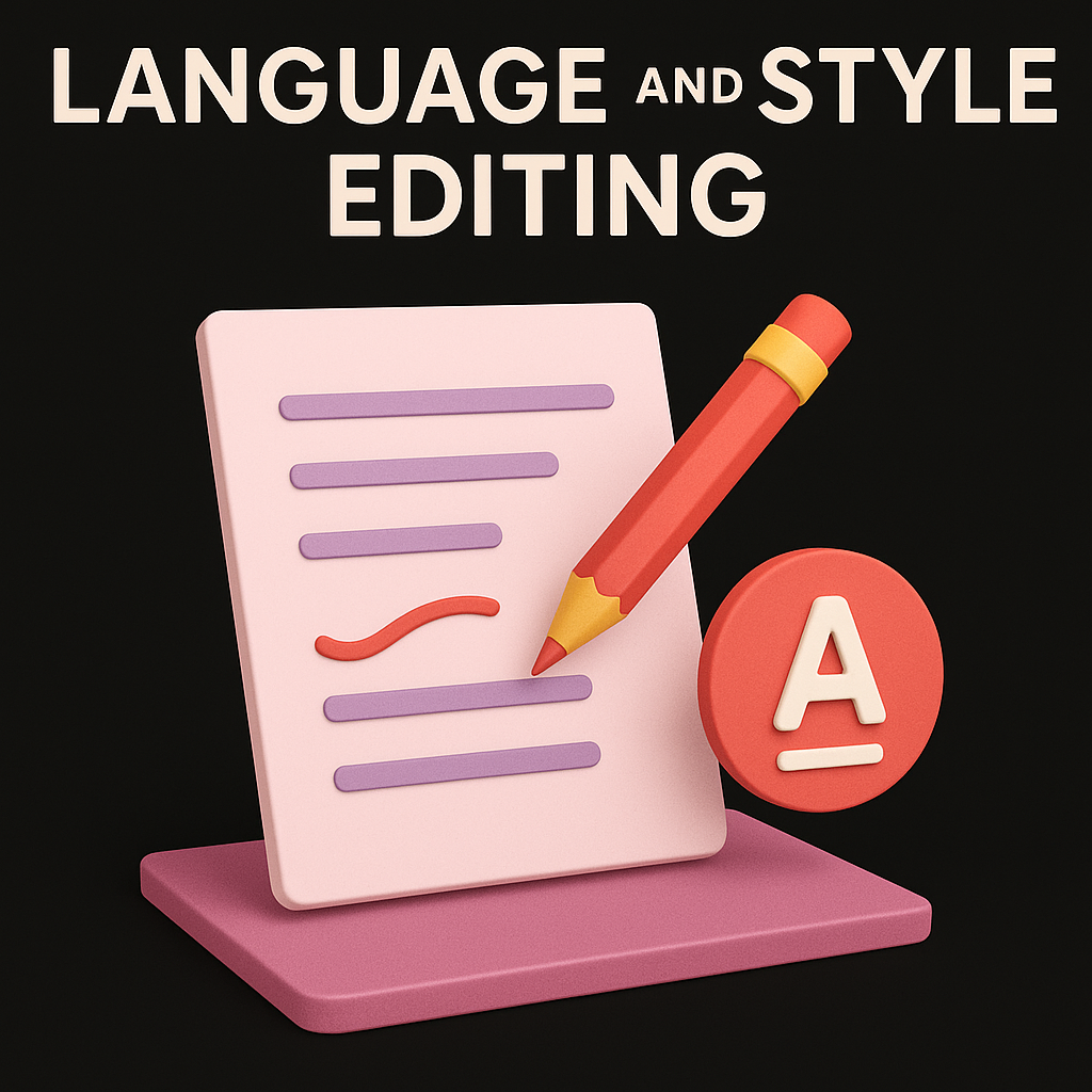 thorough language check for your manuscript